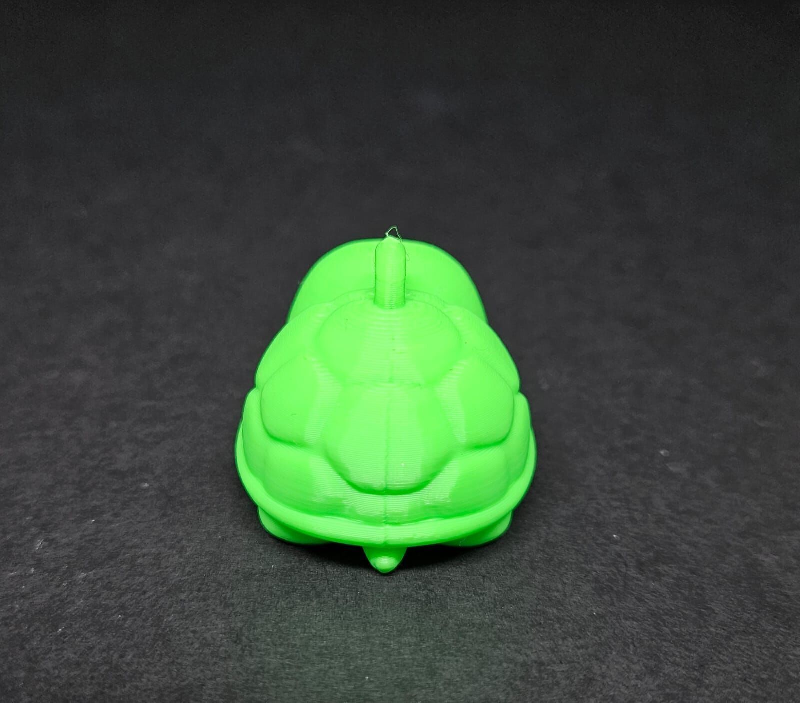 Cute Round Turtle and Keychain Version 3D print model_19