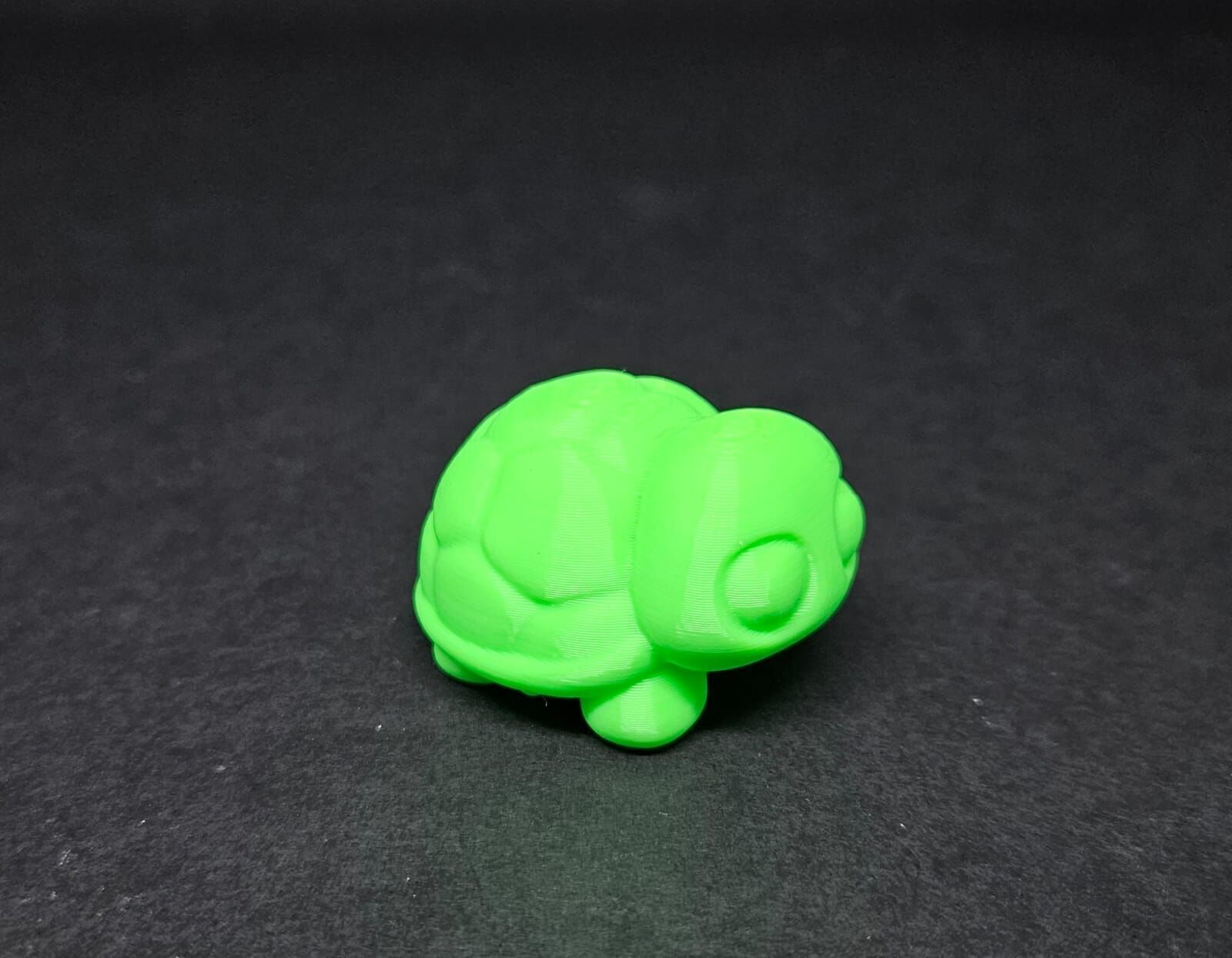 Cute Round Turtle and Keychain Version 3D print model_15