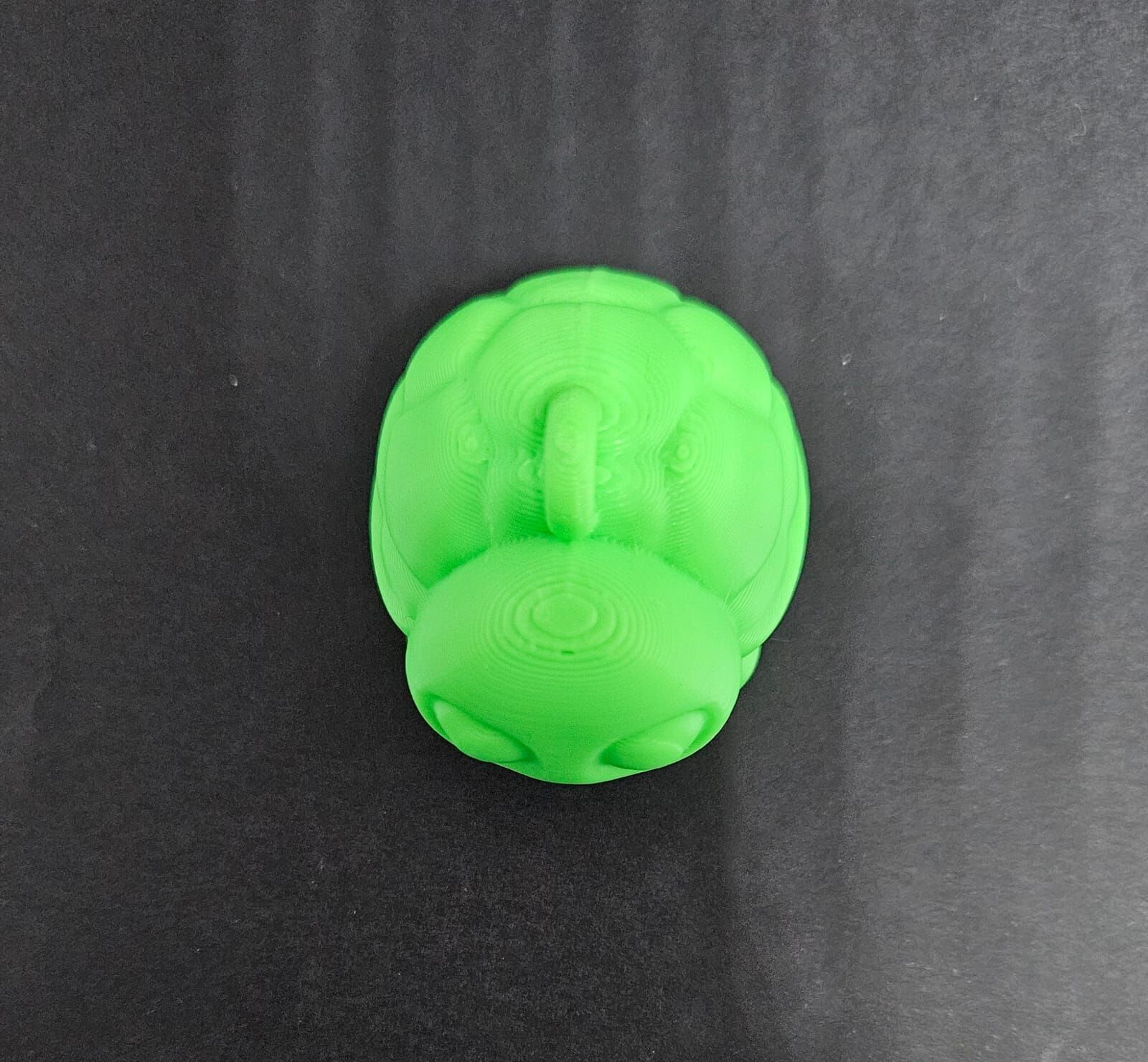 Cute Round Turtle and Keychain Version 3D print model_21
