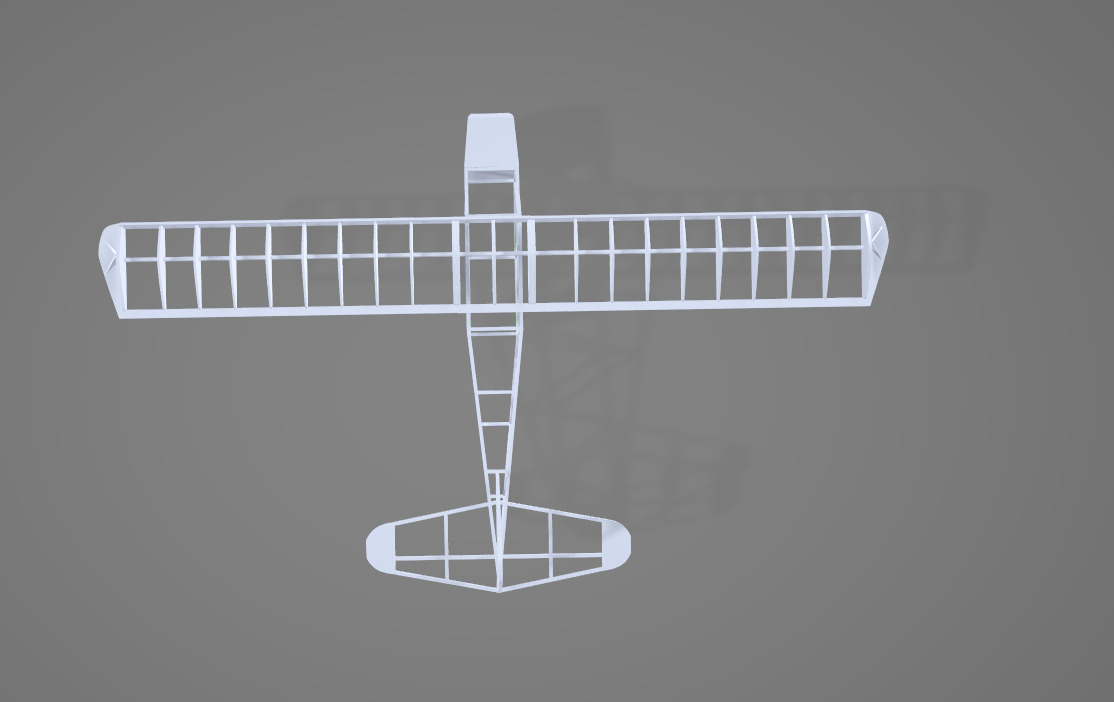 3D Printable Disassembled Light Aircraft  3D print model_2