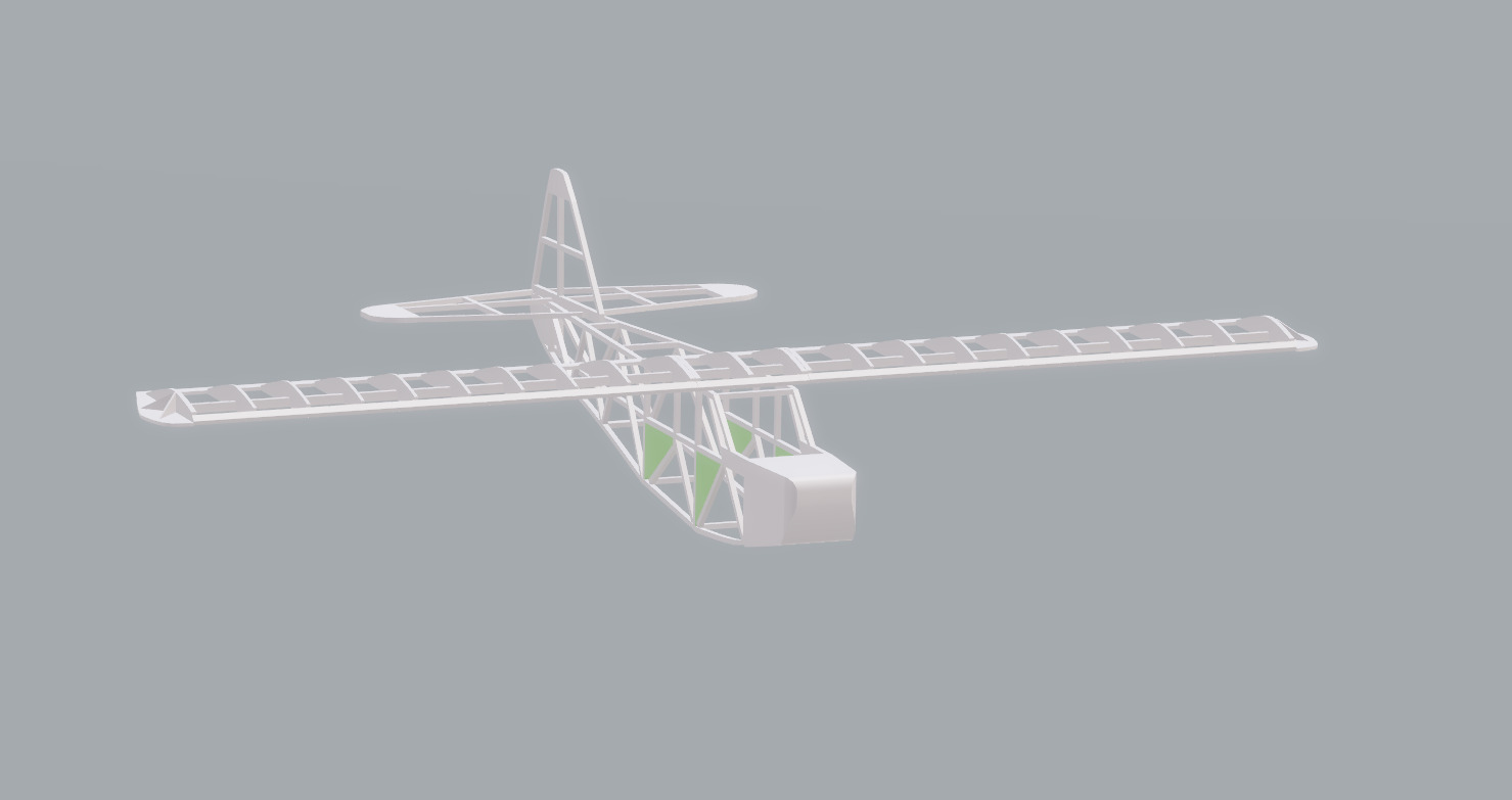 3D Printable Disassembled Light Aircraft  3D print model_16