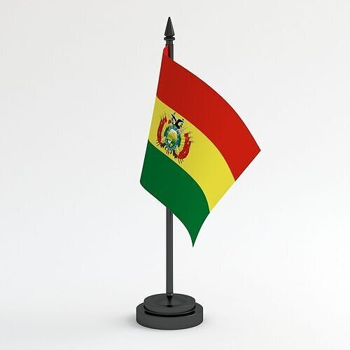 Table Flag Bolivia 3D model