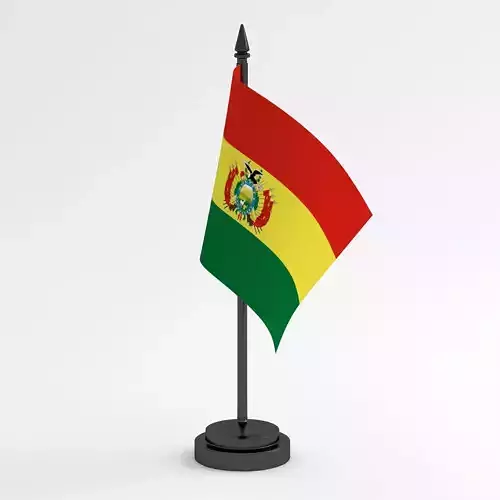 Table Flag Bolivia 3D model