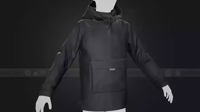 Black Anorak Jacket