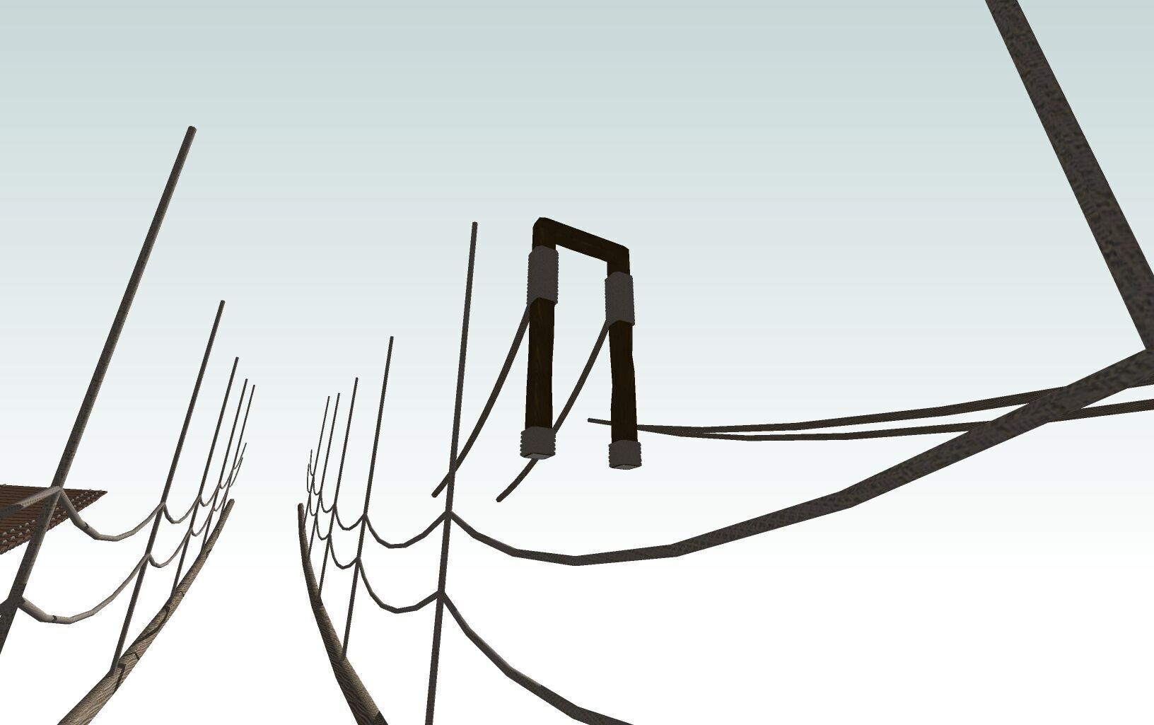 BRIDGE Rope Bridge 3D print model_6