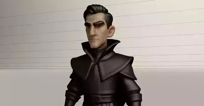 Stylized Game Ready Human Character Rigged named Dagmero LowPoly