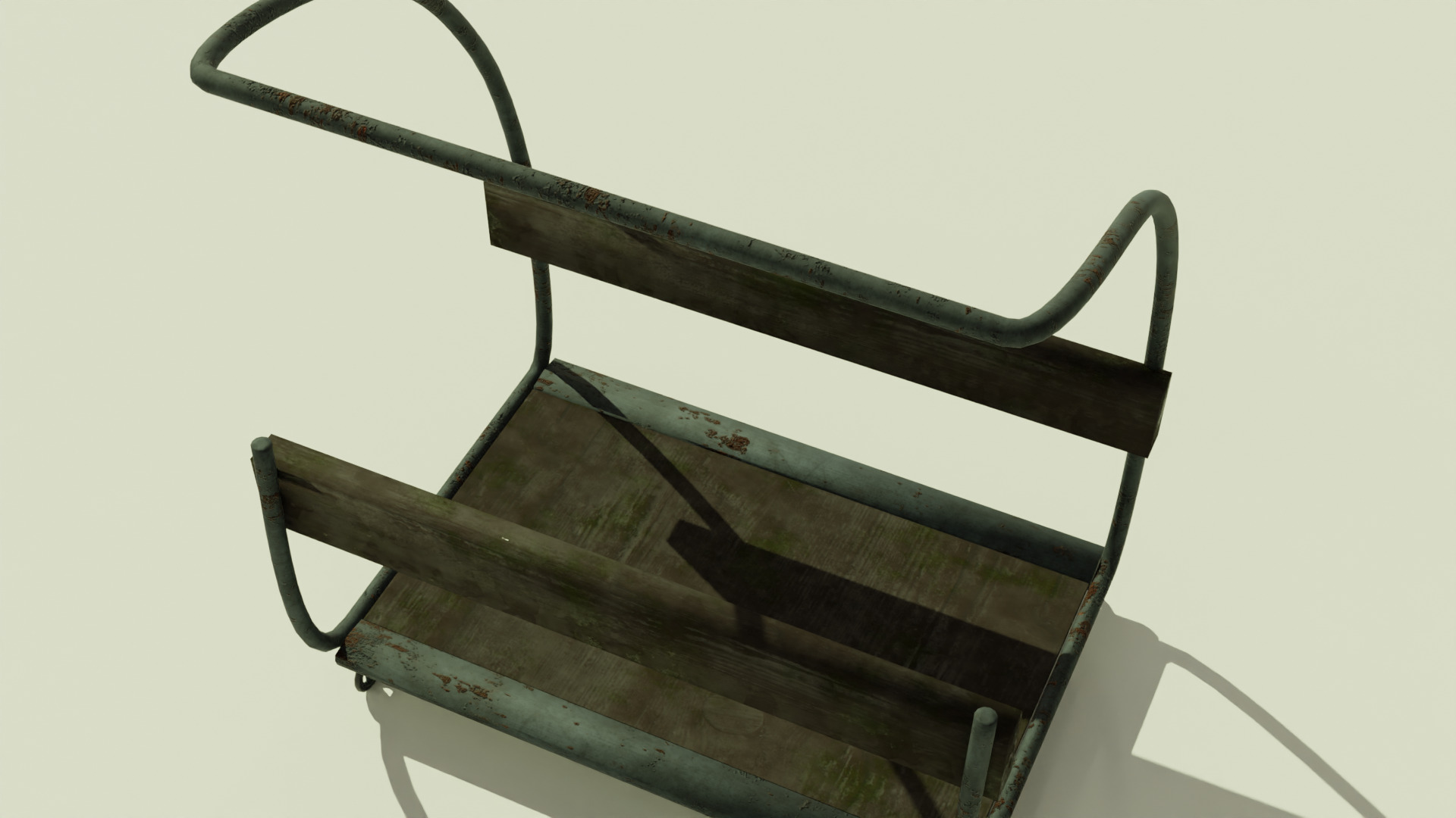 trolley Low-poly 3D model_2