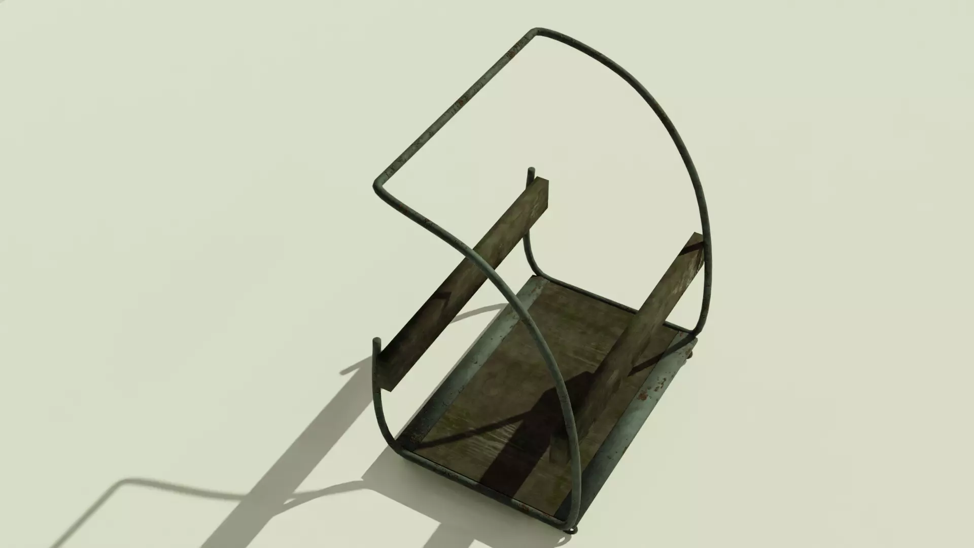 trolley Low-poly 3D model_0