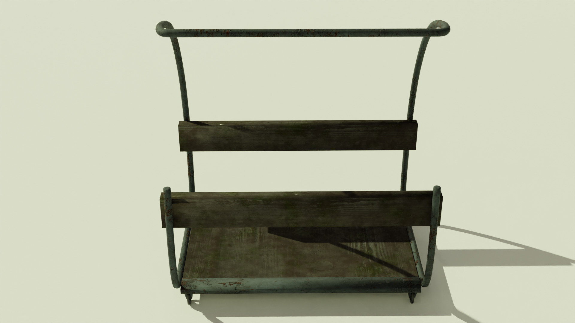 trolley Low-poly 3D model_4