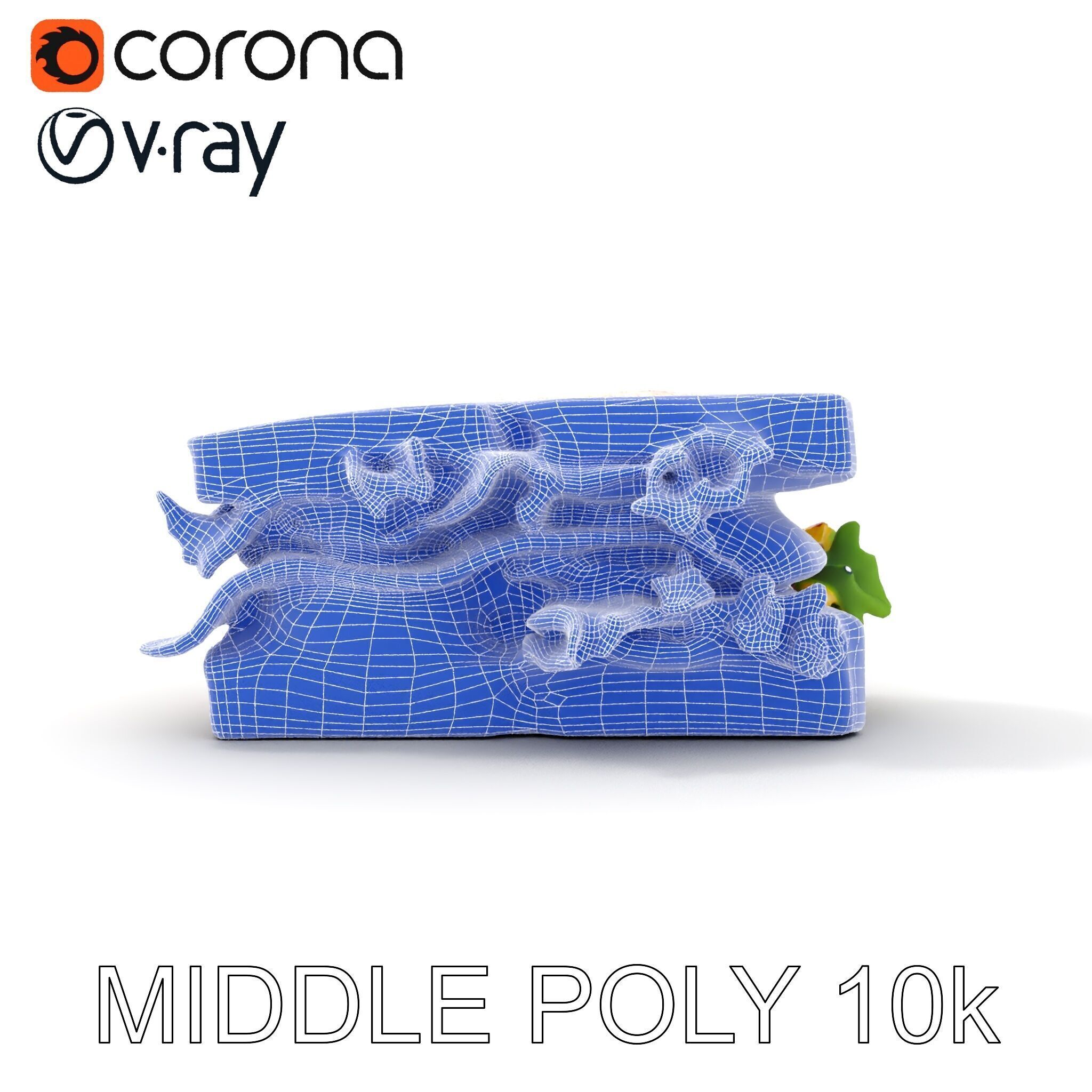 Realistic Sandwich Model Pack Low-poly 3D model_17