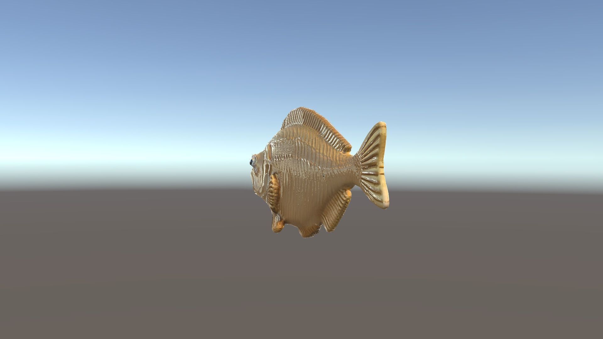 Realistic Wooden Fish Sculpture D Model Pack Low-poly 3D model_34