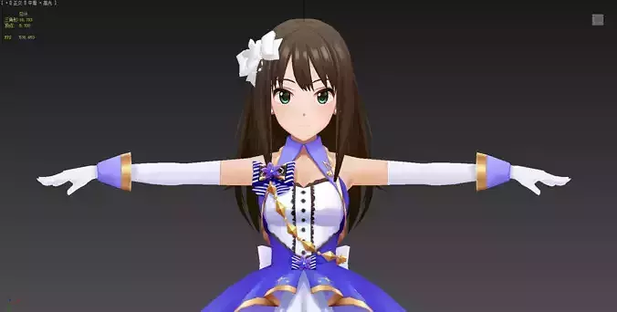 Anime girl idol dress 