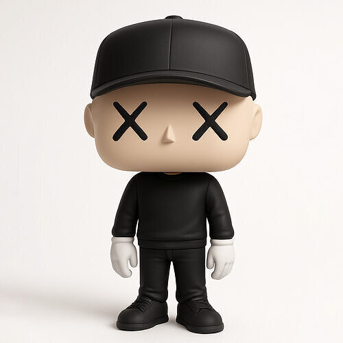 Brian Donelli Kaws Creator Funko Pop Style toy 3D print model