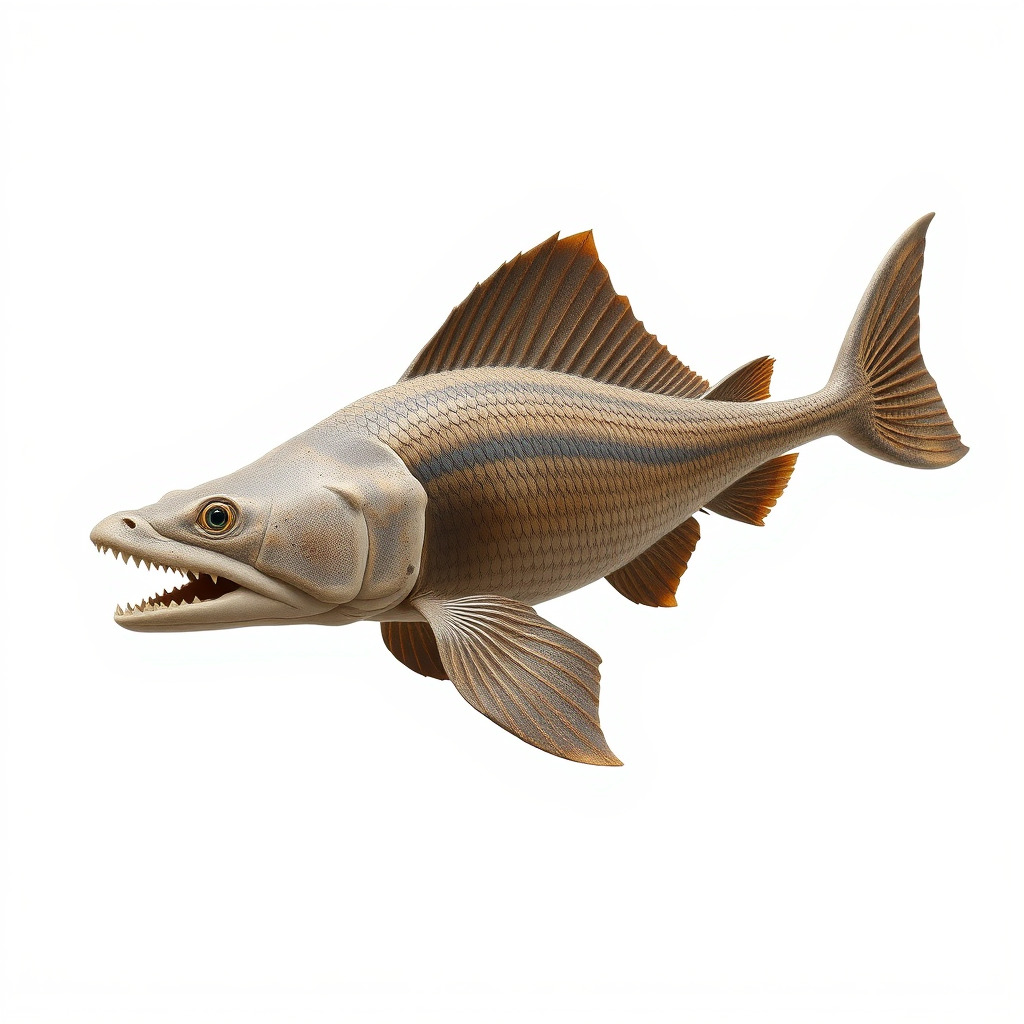 Prehistoric Fish D Model Pack with PBR Textures Low-poly 3D model_2