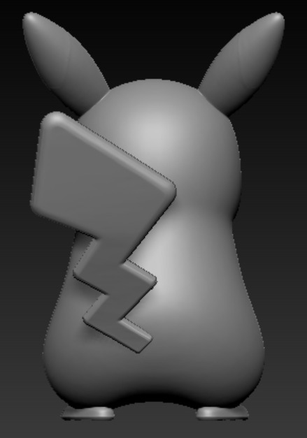 Pikachu 3D print model_2