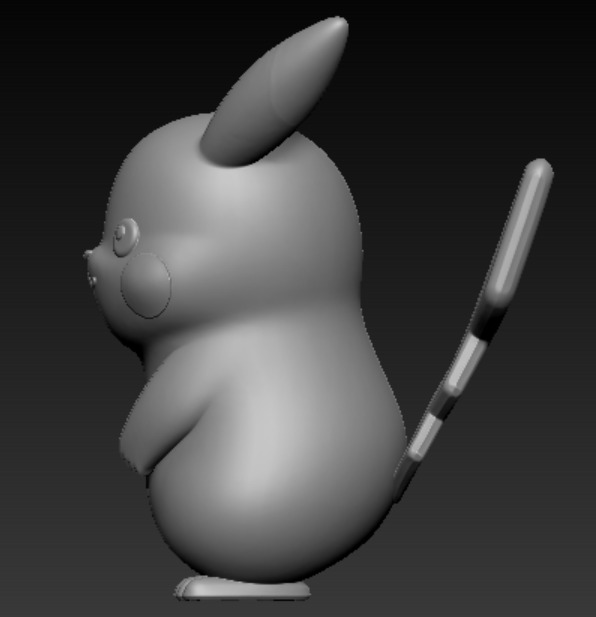 Pikachu 3D print model_1