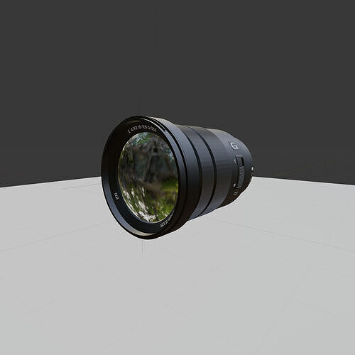 Sony Lens Pz 18-105mm F4 G refined version 3D model
