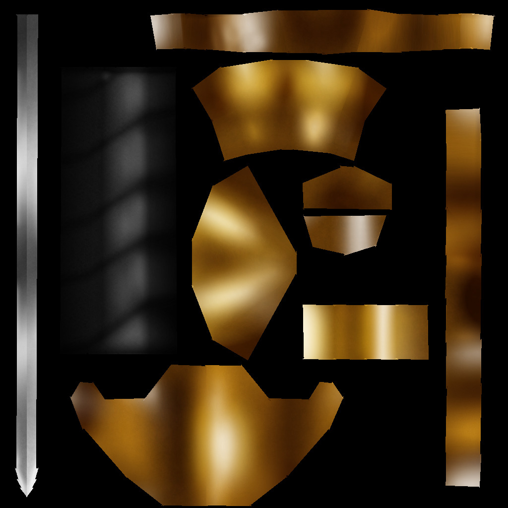 Hand Painted Swords Pack 5 Low-poly 3D model_20