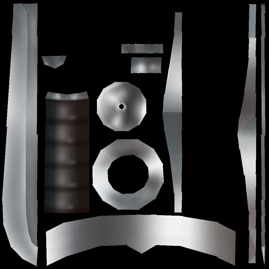 Hand Painted Swords Pack 5 Low-poly 3D model_13