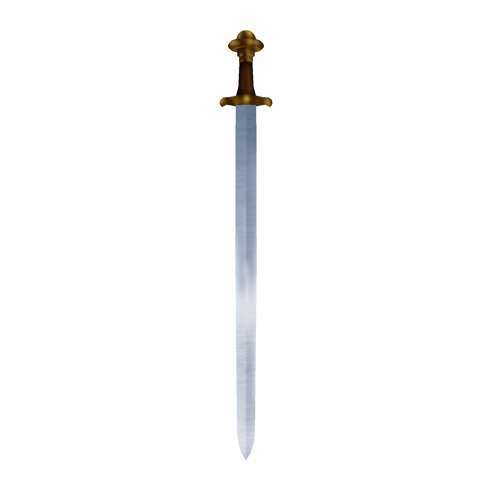Hand Painted Swords Pack 5 Low-poly 3D model_1