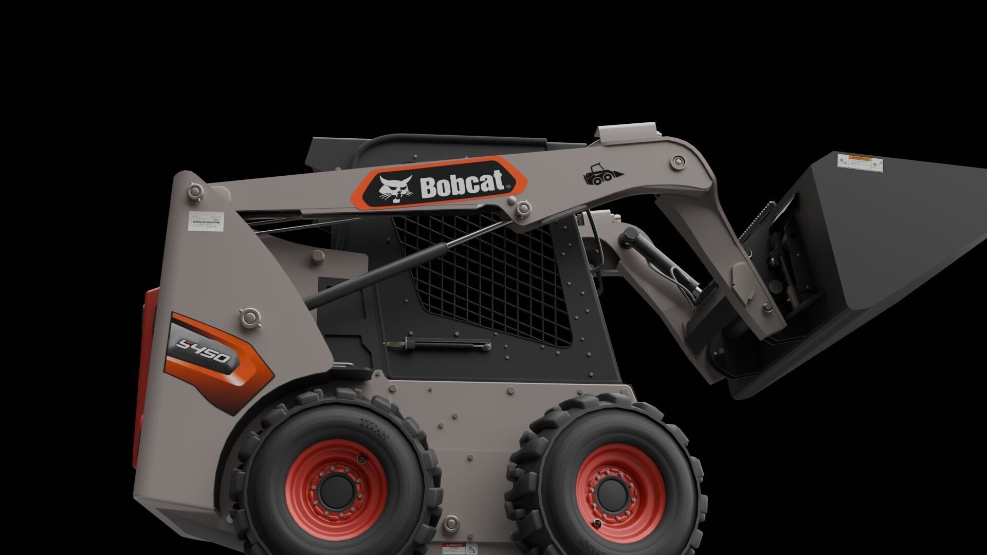 Bobcat Skid Steer Loader S450 3D model_19