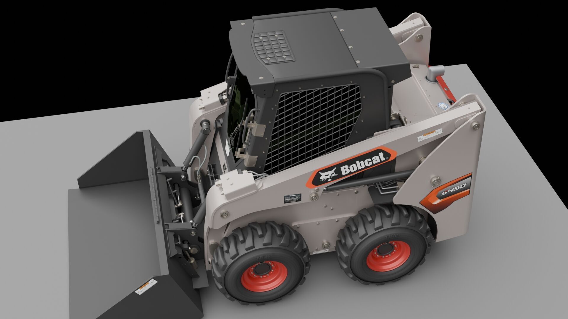 Bobcat Skid Steer Loader S450 3D model_14