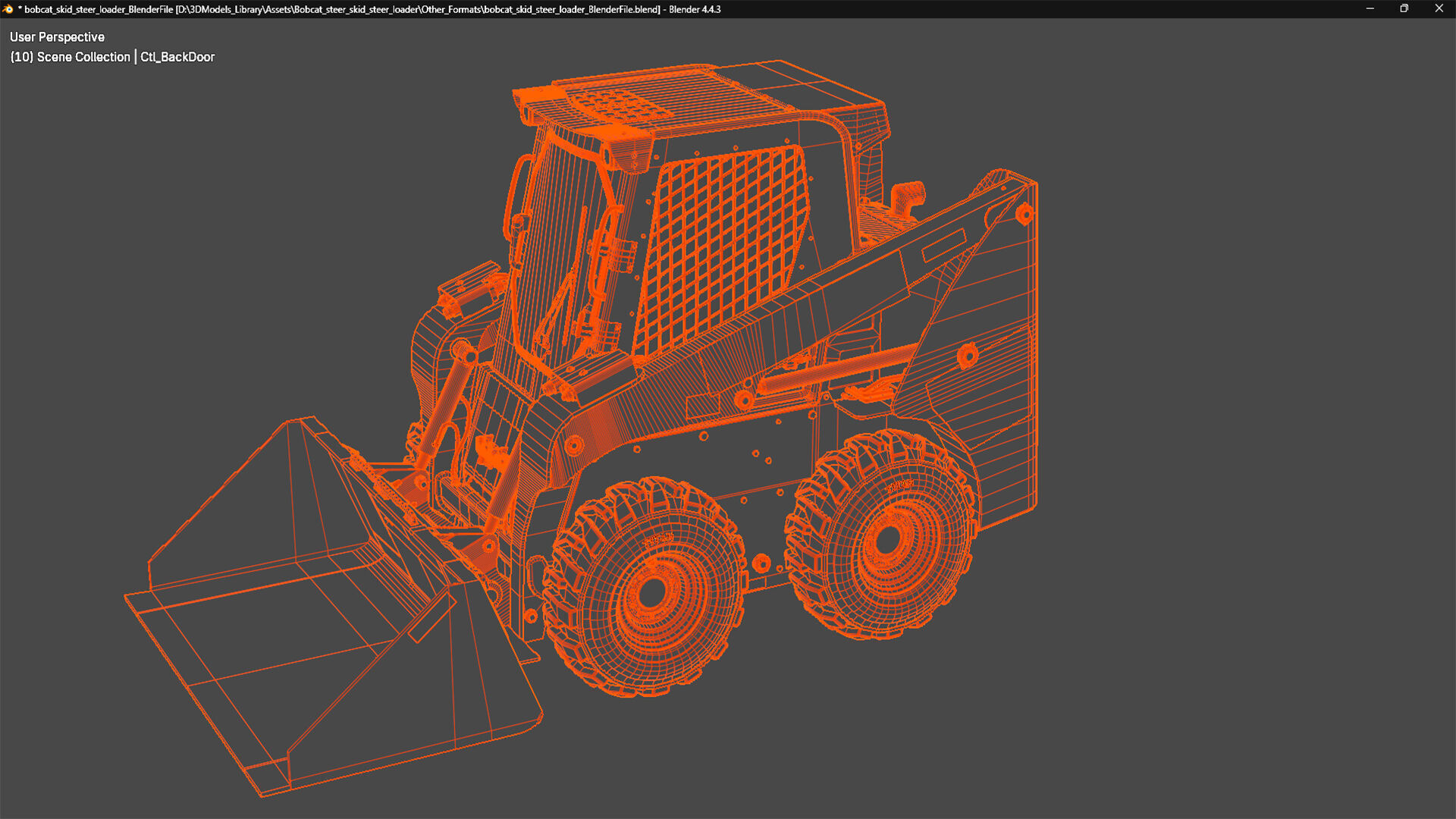 Bobcat Skid Steer Loader S450 3D model_21