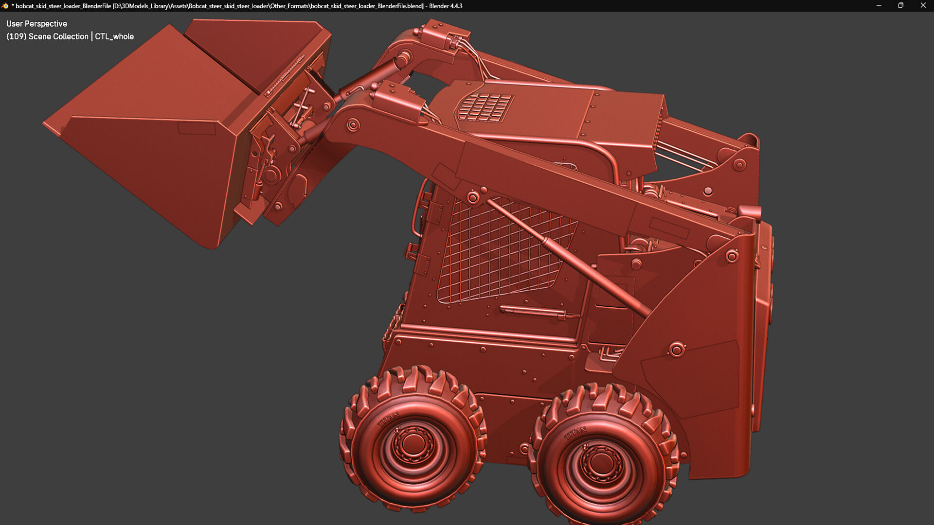 Bobcat Skid Steer Loader S450 3D model_27