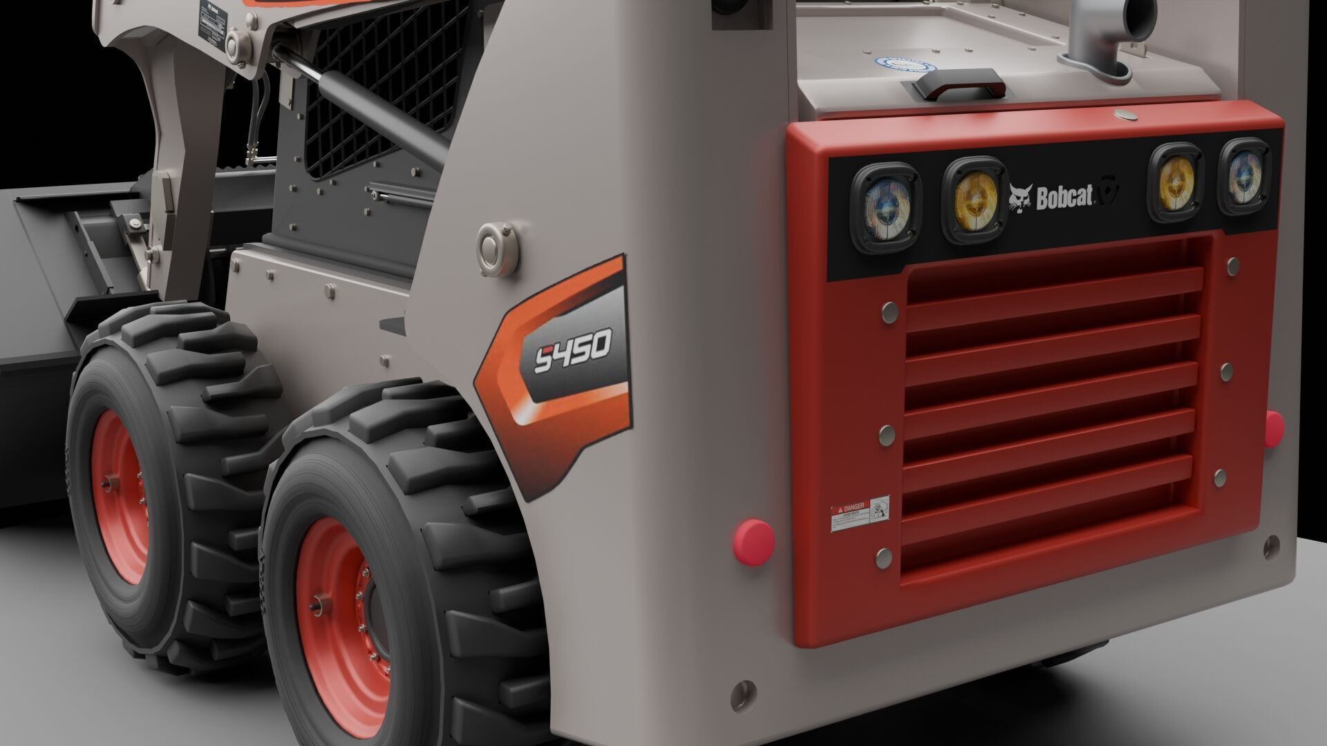 Bobcat Skid Steer Loader S450 3D model_9