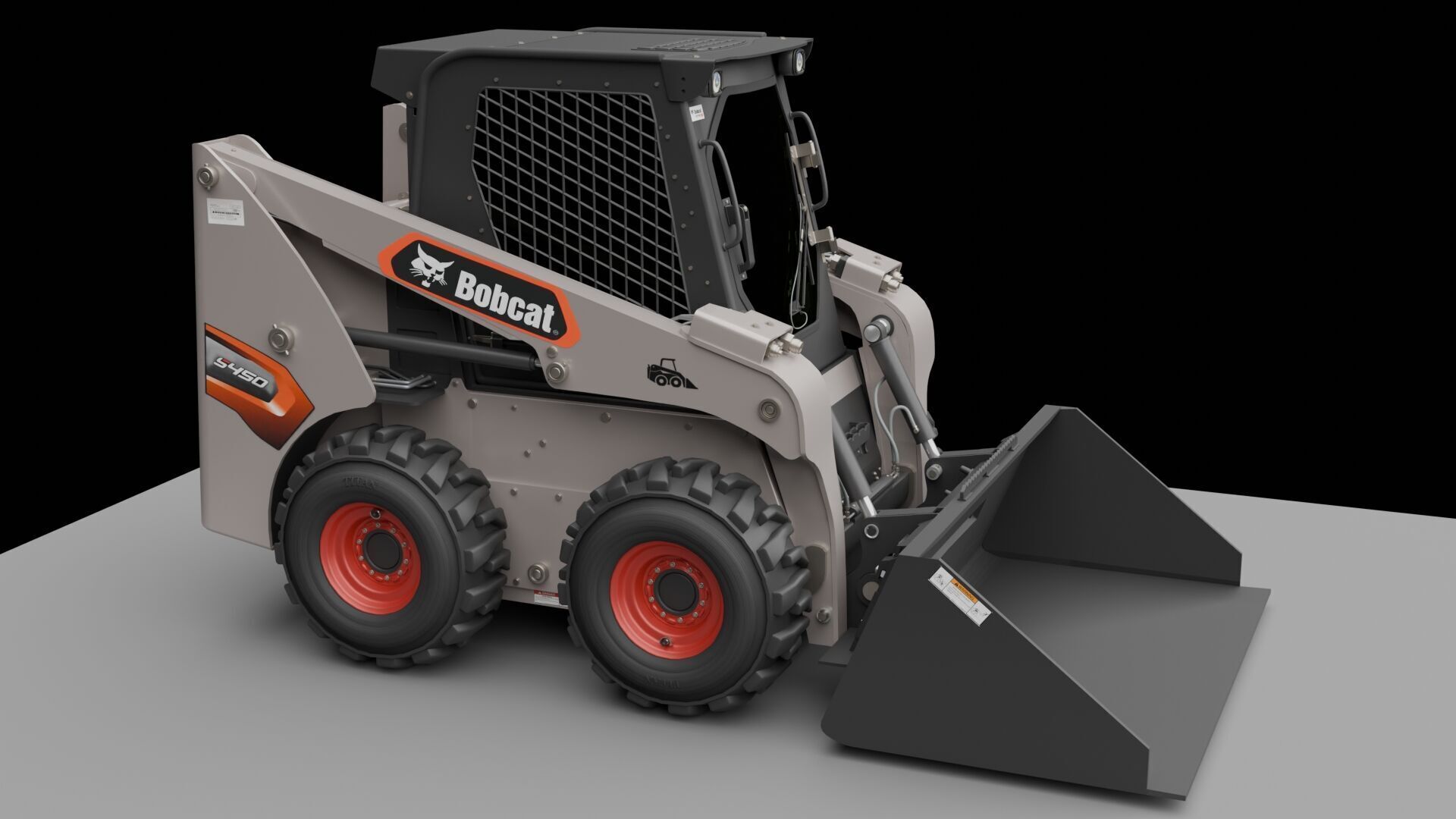 Bobcat Skid Steer Loader S450 3D model_5