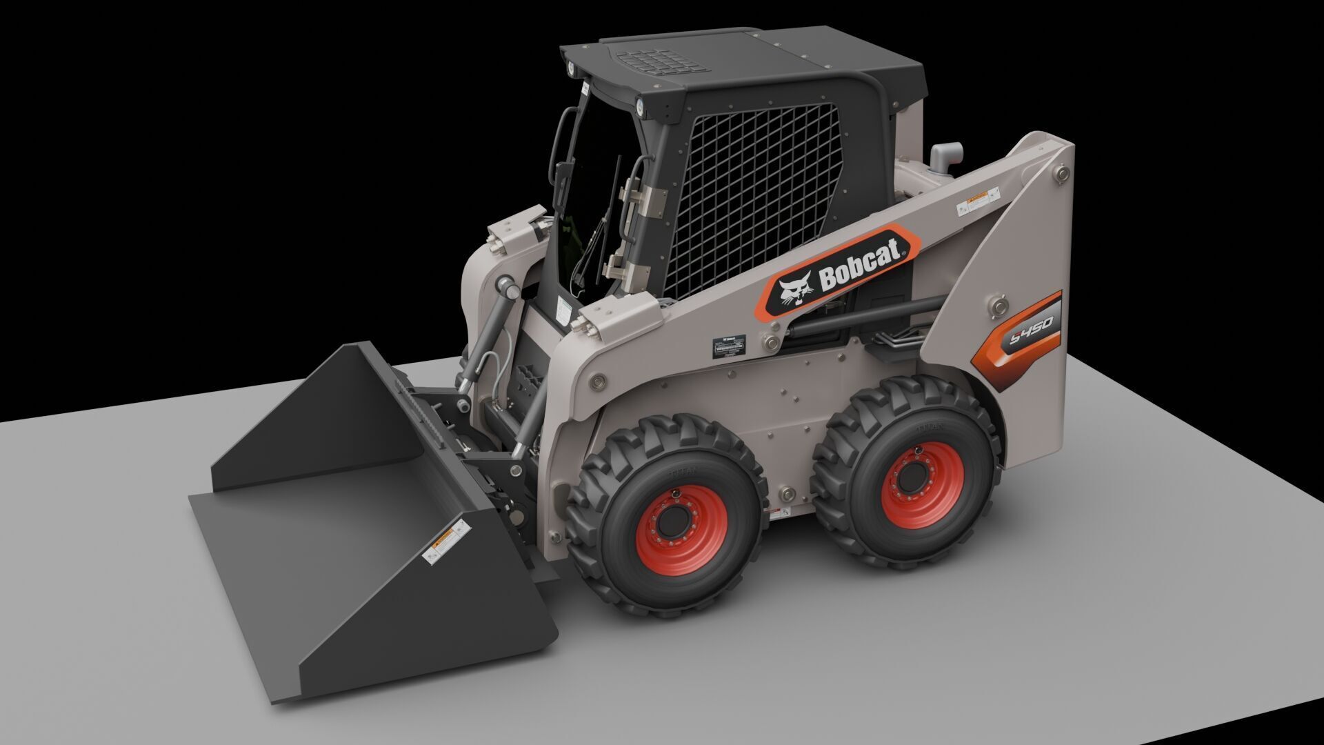 Bobcat Skid Steer Loader S450 3D model_2
