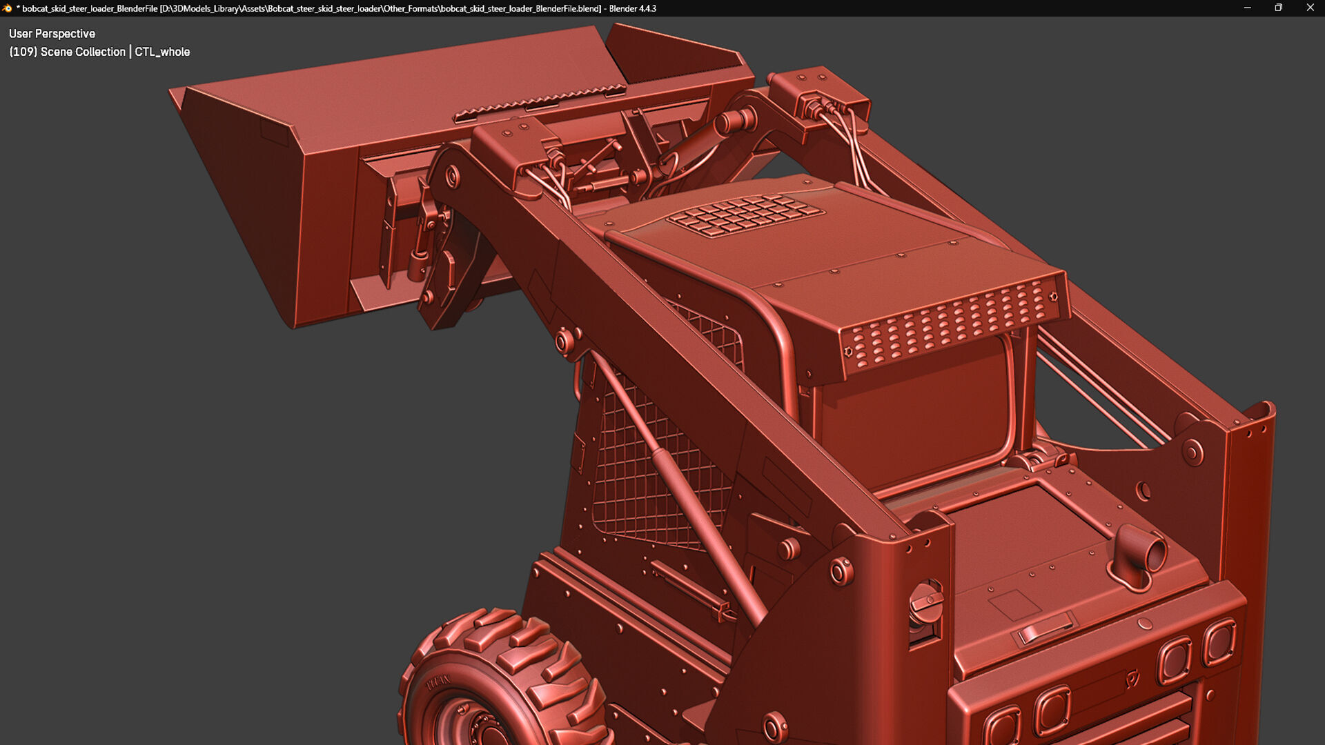 Bobcat Skid Steer Loader S450 3D model_29