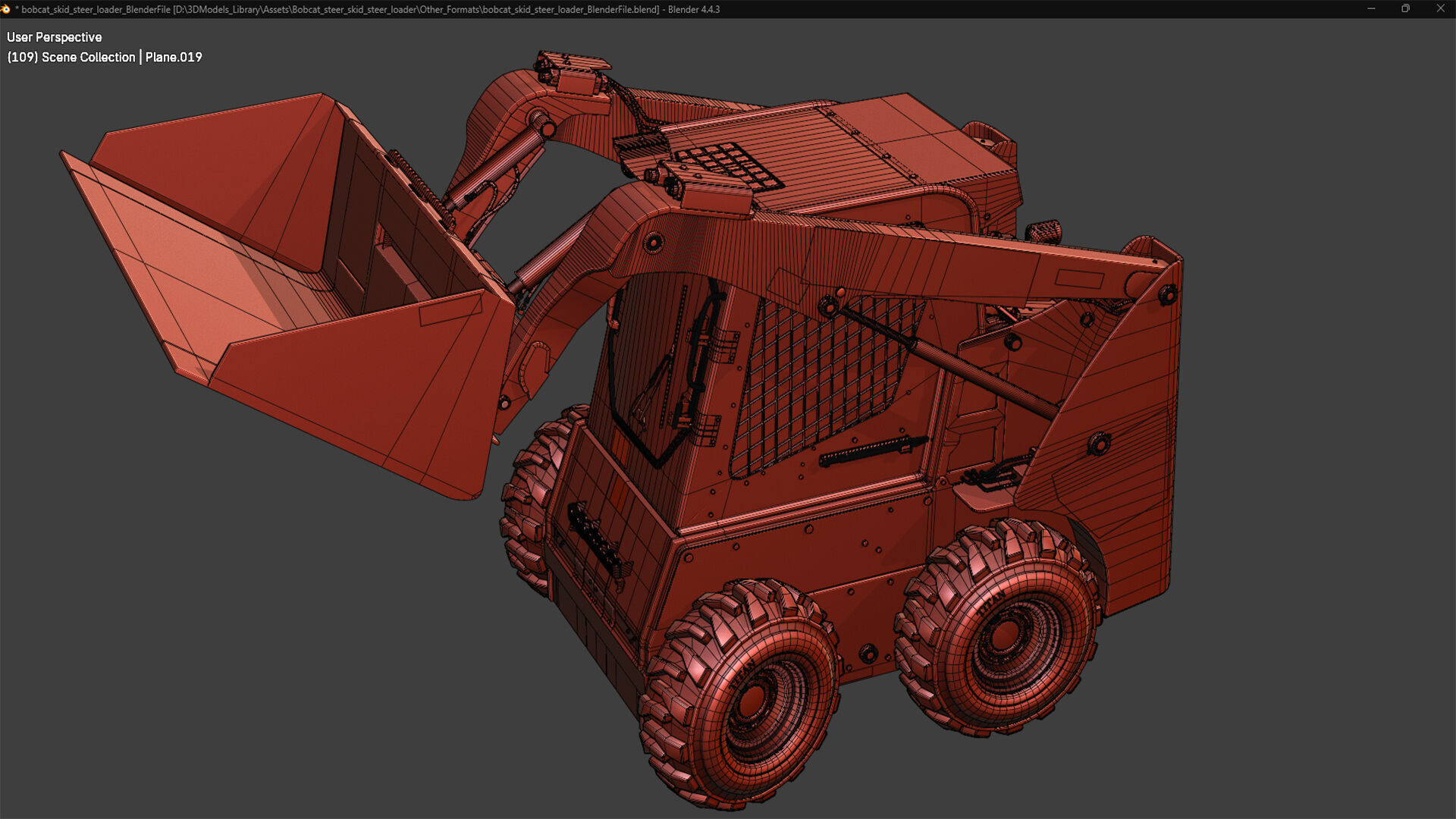 Bobcat Skid Steer Loader S450 3D model_32