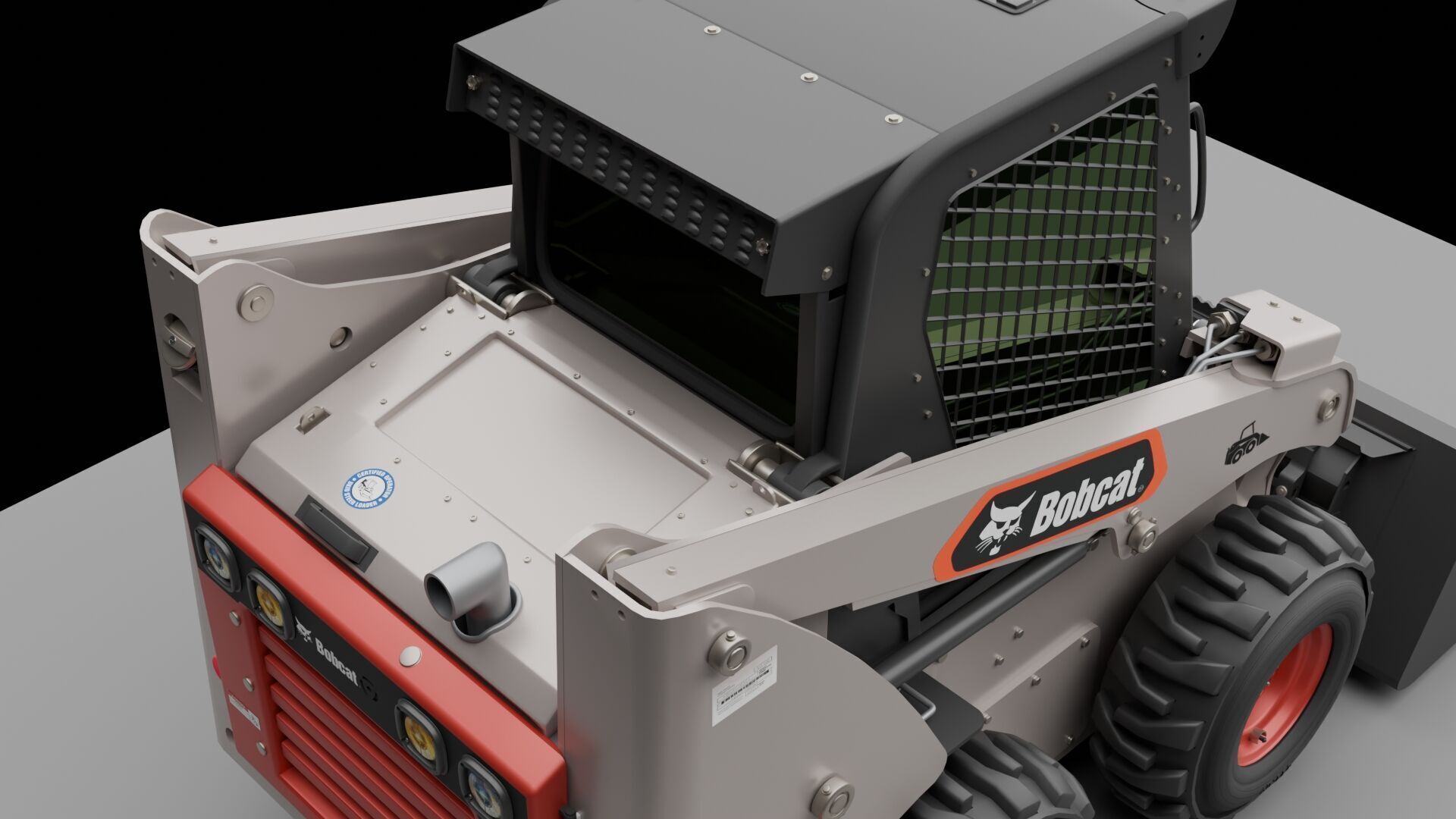 Bobcat Skid Steer Loader S450 3D model_13