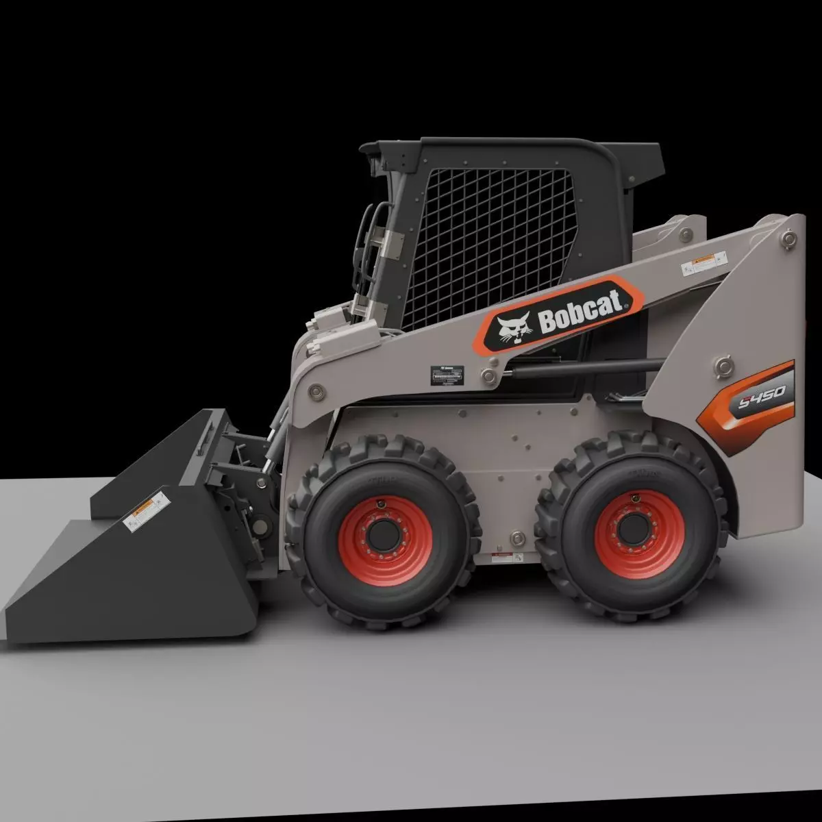 Bobcat Skid Steer Loader S450 3D model_0