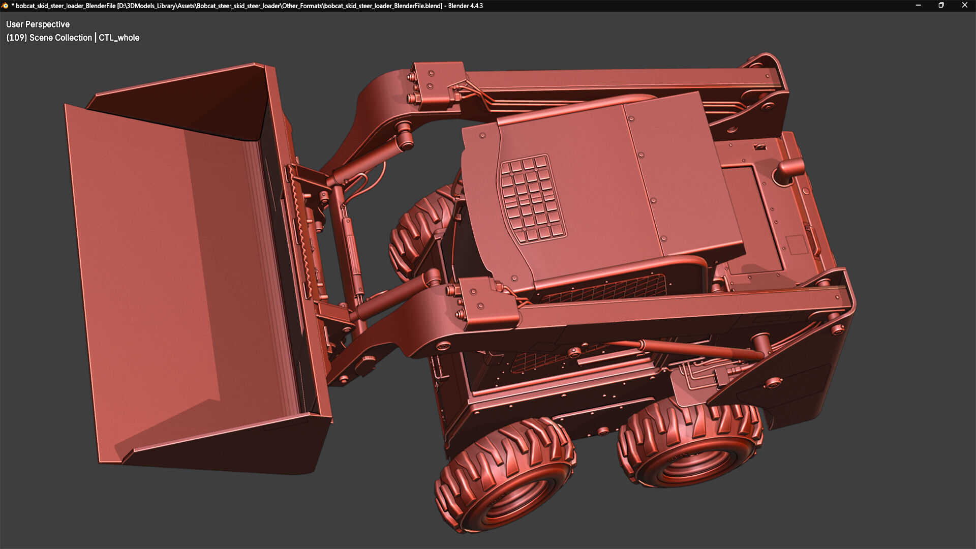 Bobcat Skid Steer Loader S450 3D model_28