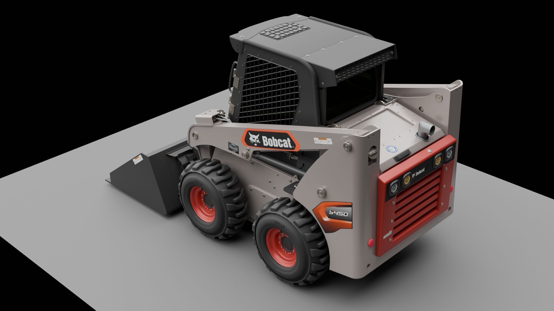 Bobcat Skid Steer Loader S450 3D model_3