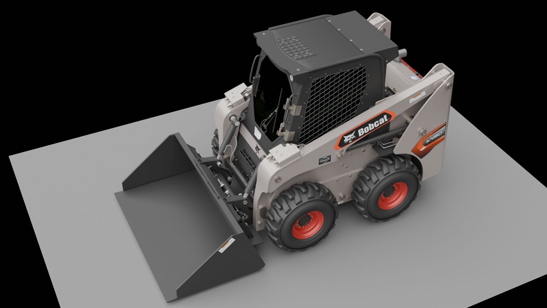 Bobcat Skid Steer Loader S450 3D model_7