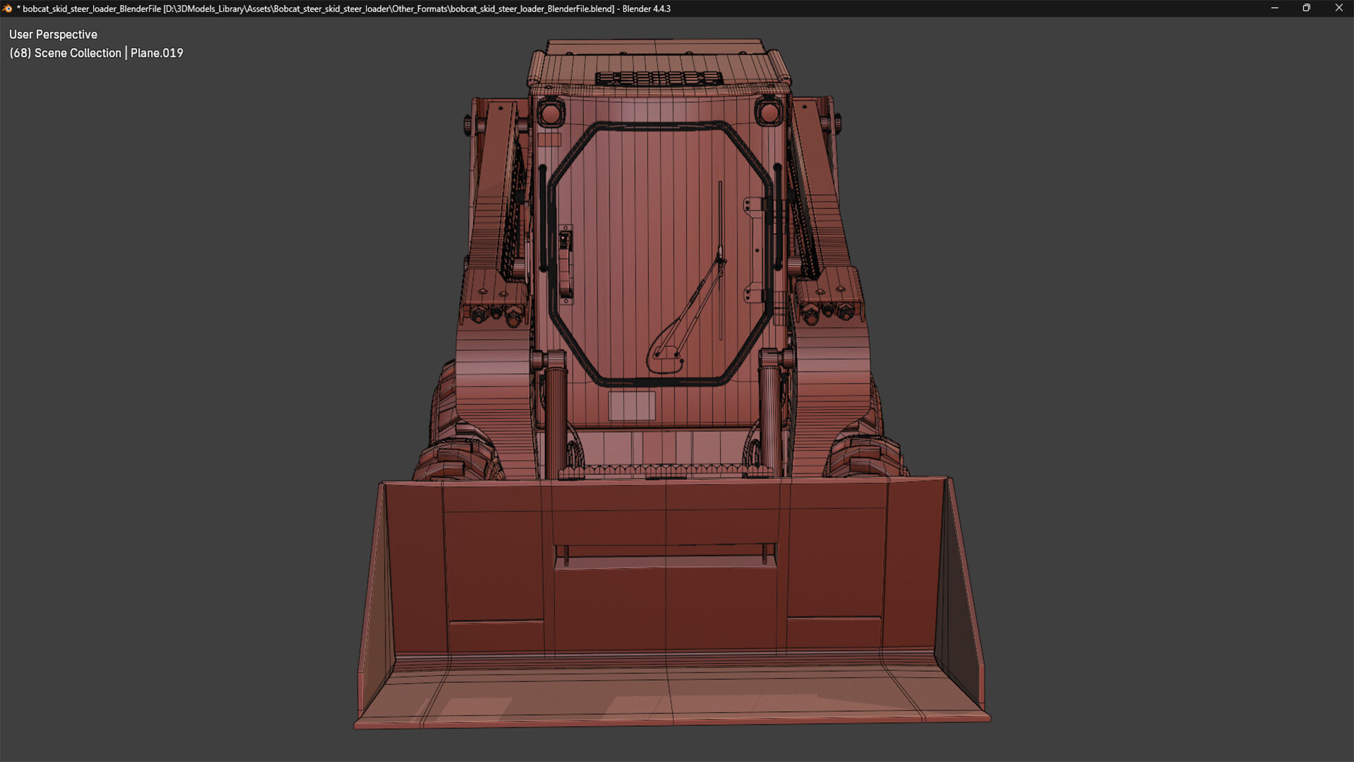 Bobcat Skid Steer Loader S450 3D model_36