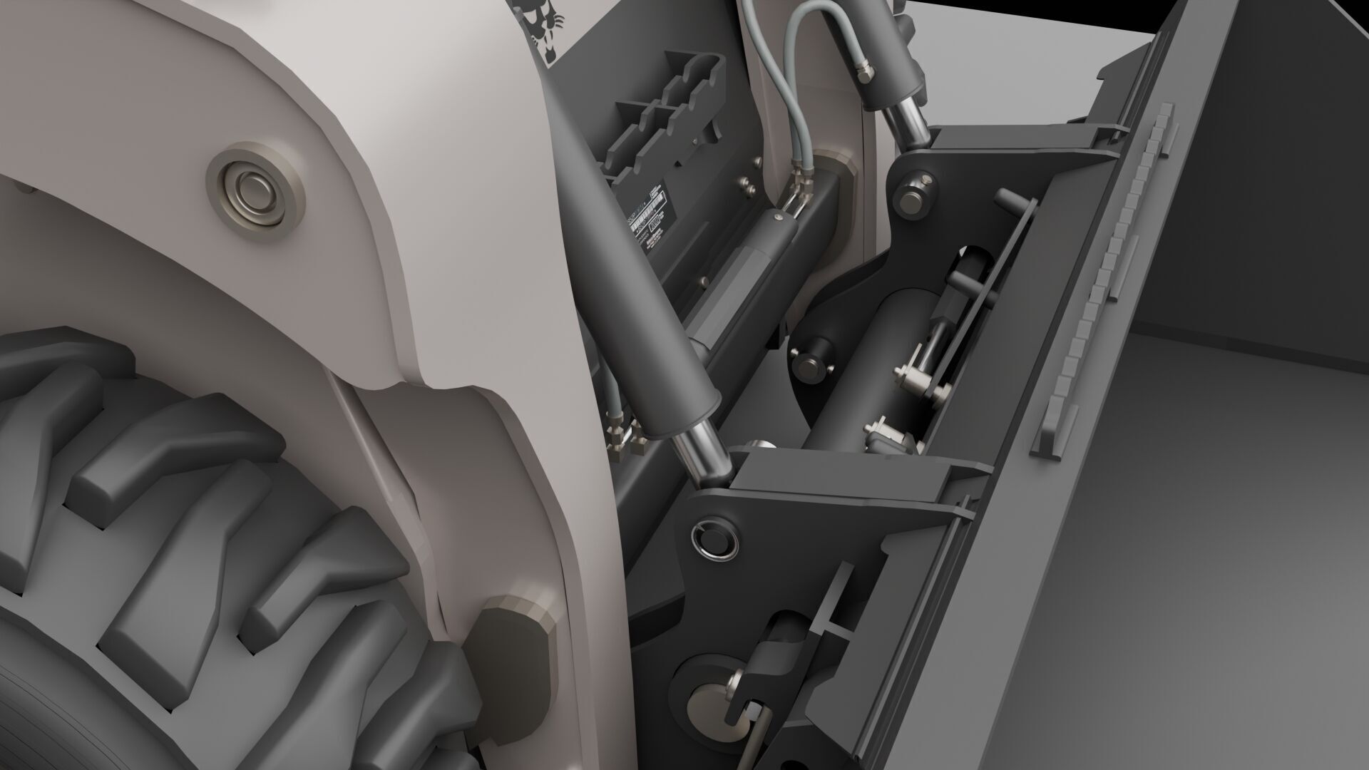 Bobcat Skid Steer Loader S450 3D model_12