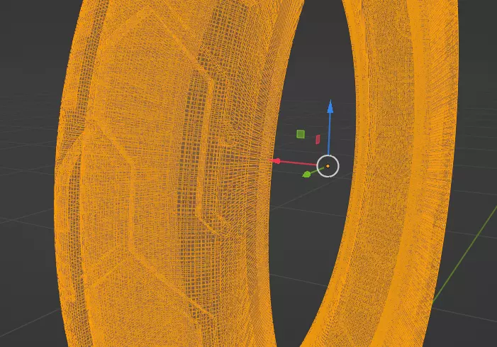 moto tire dv4a highpoly non brand 3D model 3D model_6