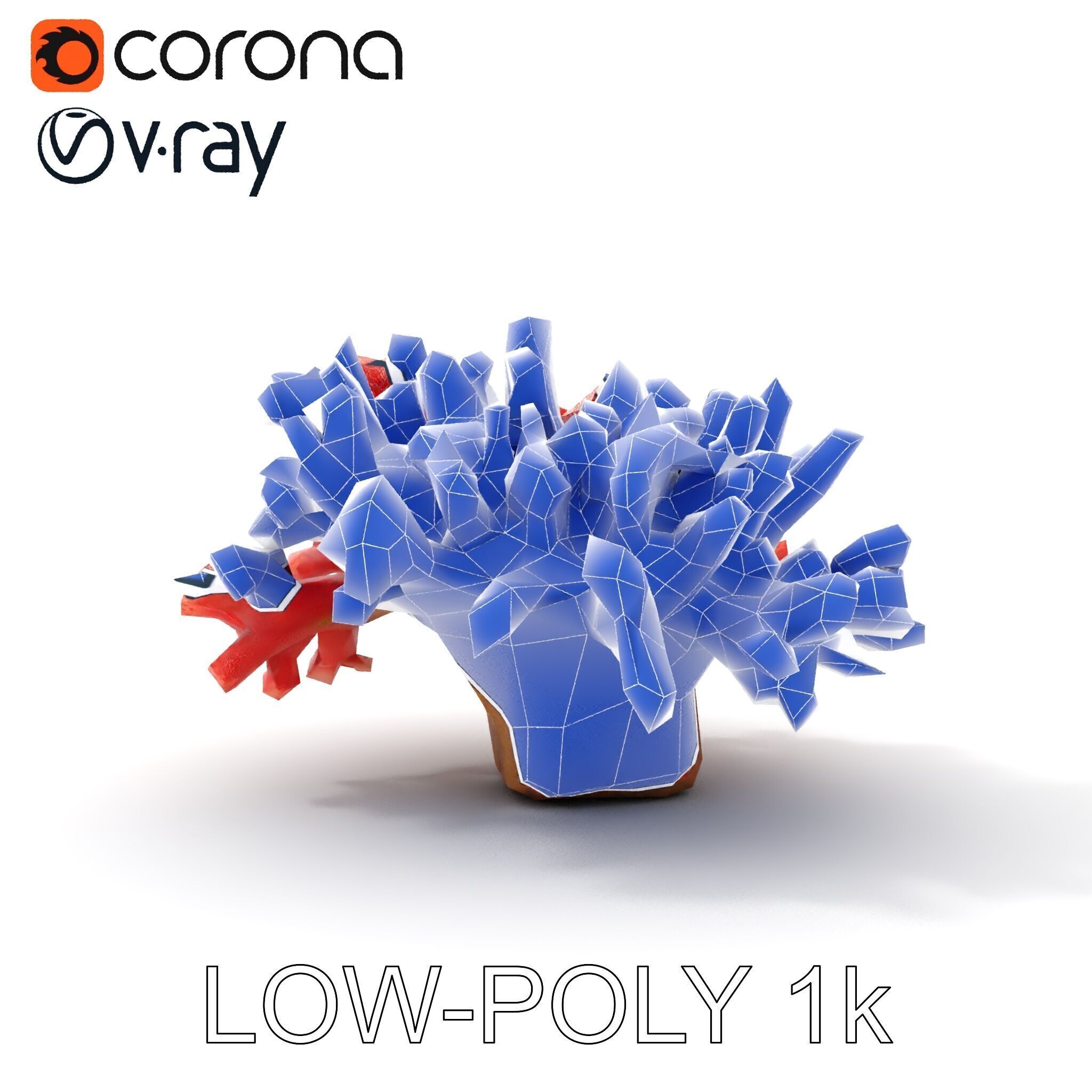 Coral Reef Model Pack with Detailed Textures for D Environments Low-poly 3D model_25