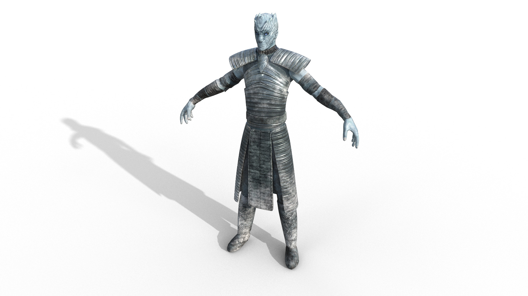 Night King Low-poly 3D model_1