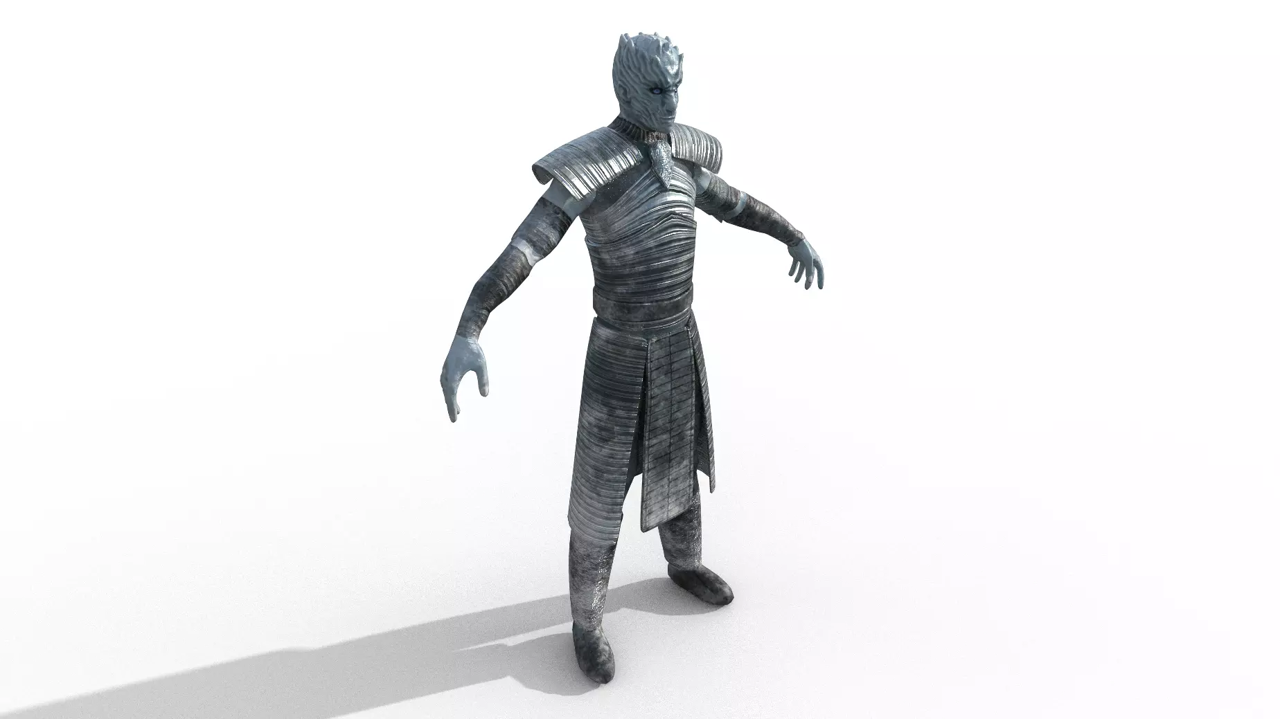 Night King Low-poly 3D model_0