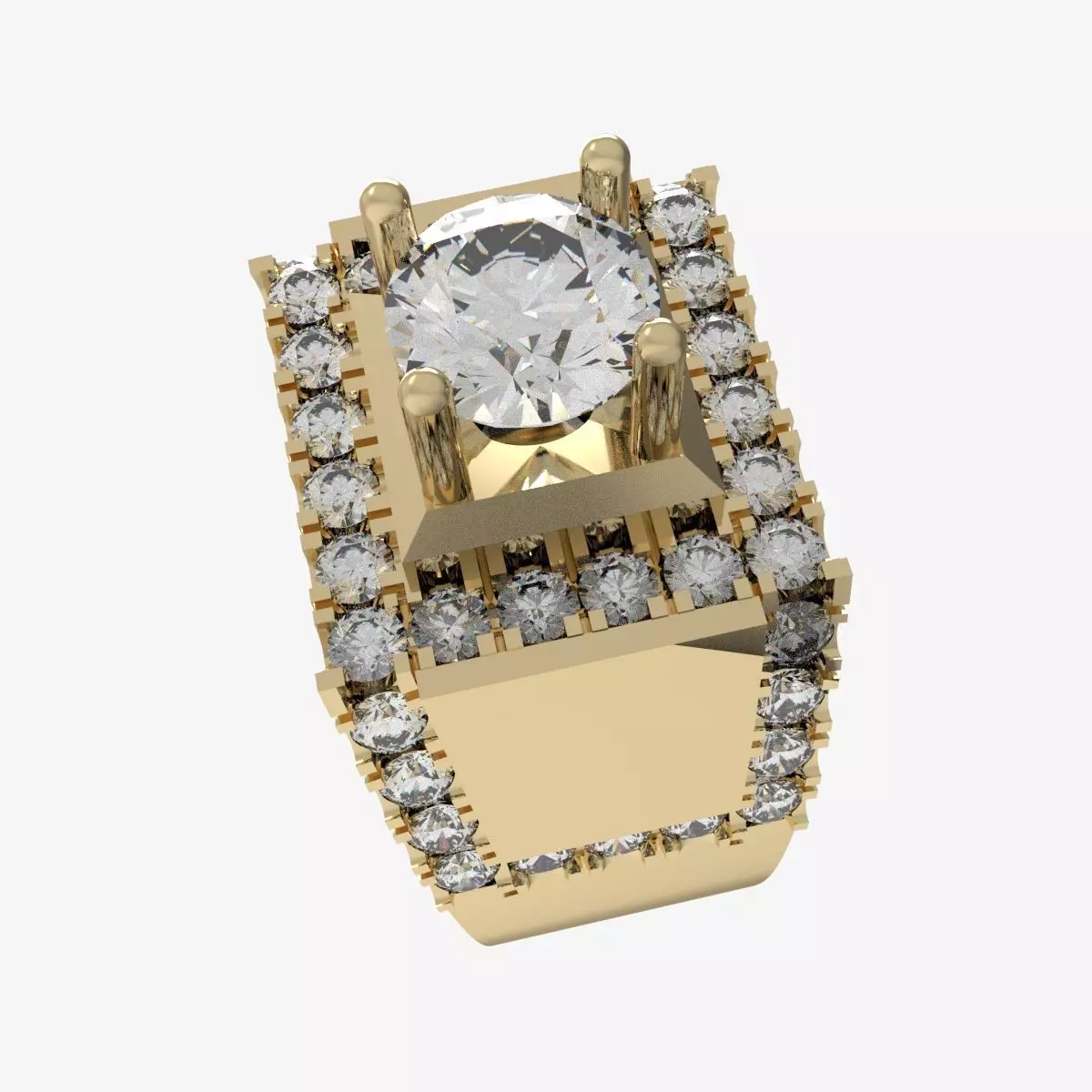 Men Ring 330 3D print model