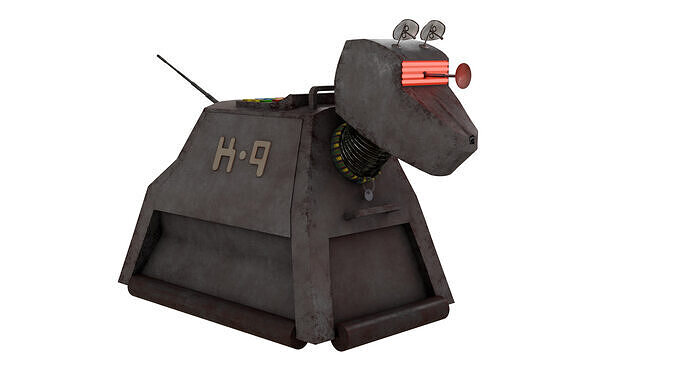 K9 from BBC Doctor Who 3D model