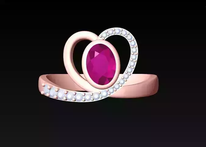 Oval stone ring - Womens  Rings - N716822