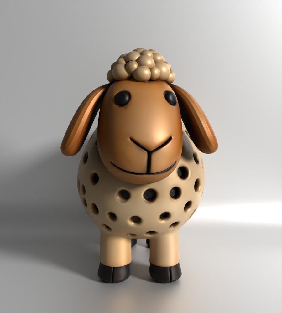 Sheep Sprouter Seed Chia Radish Lentil Germinator 3D print model_2