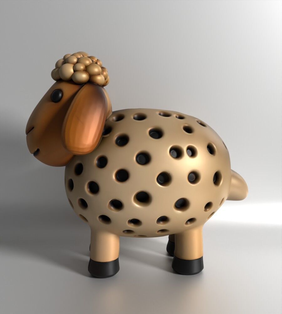 Sheep Sprouter Seed Chia Radish Lentil Germinator 3D print model_7