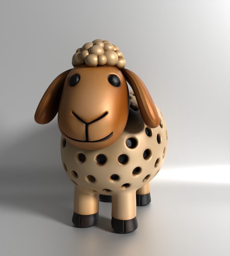 Sheep Sprouter Seed Chia Radish Lentil Germinator 3D print model_3